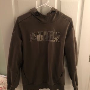 Puma green active sweatshirt